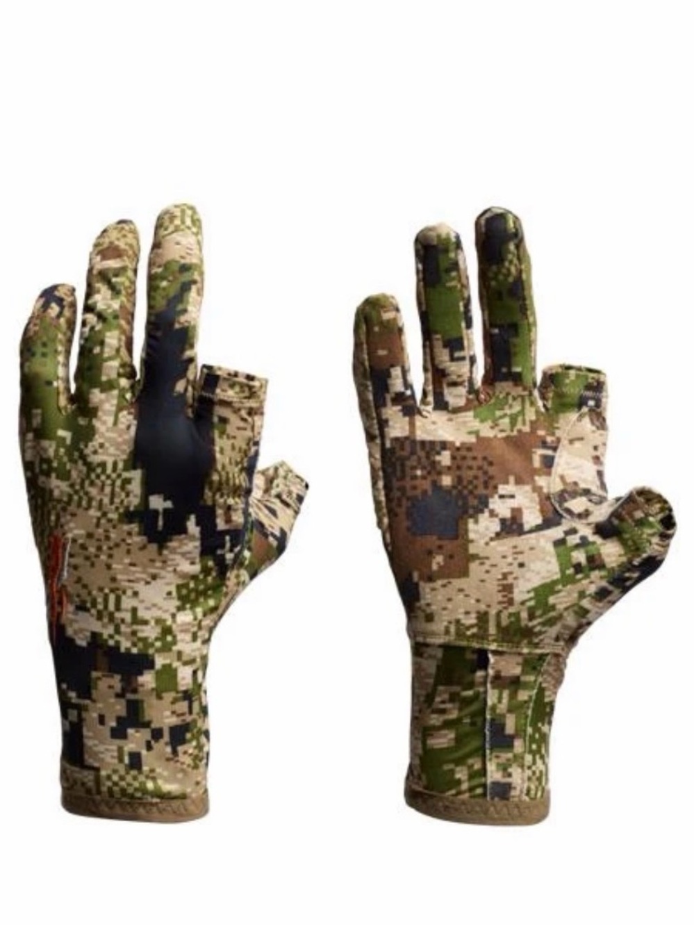 Camo Digital Tactical Men's Gloves - Green